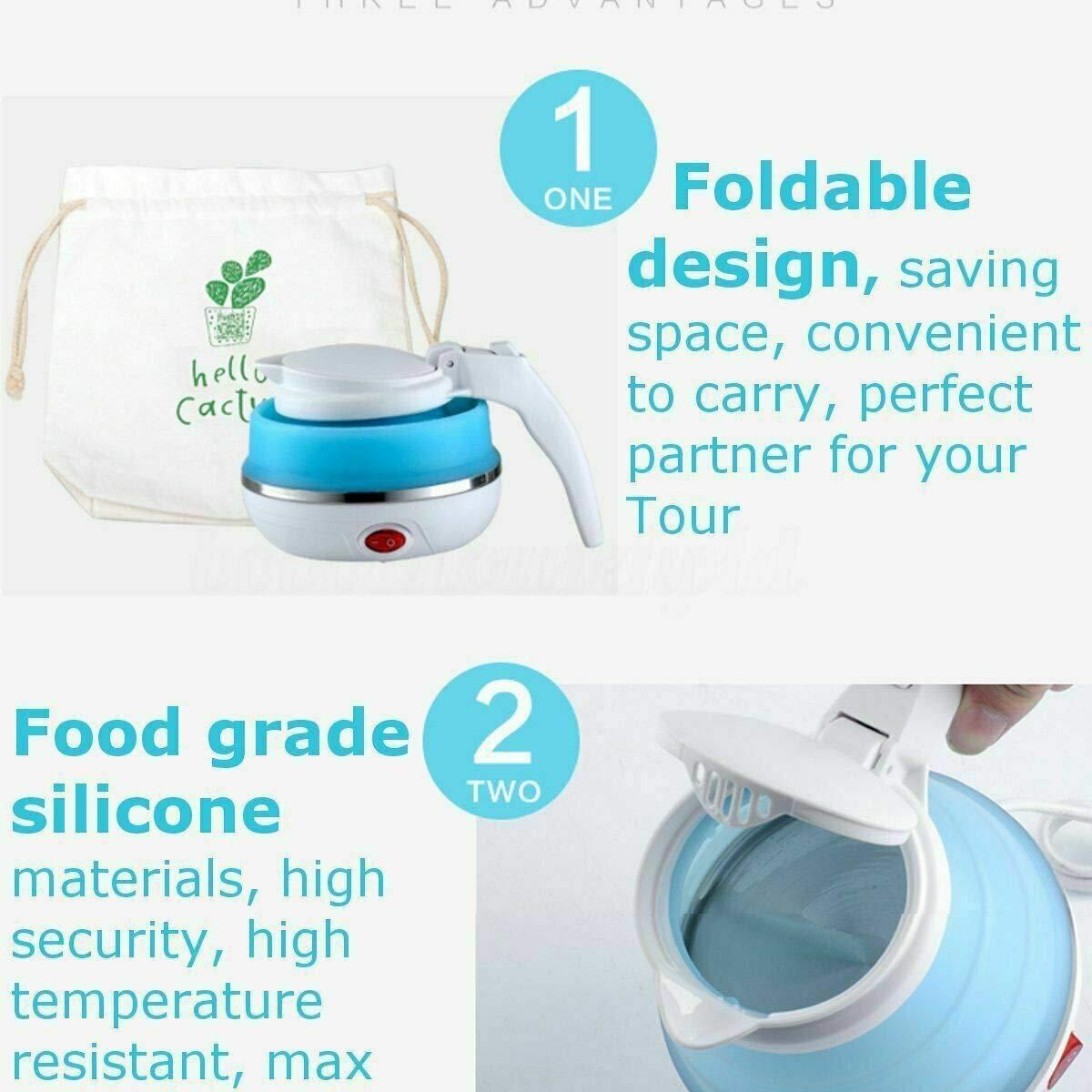 Foldable Electric Silicone Kettle