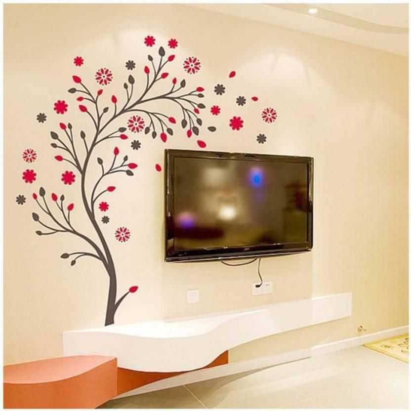 Colorful Plant Rose Flower Wall Sticker