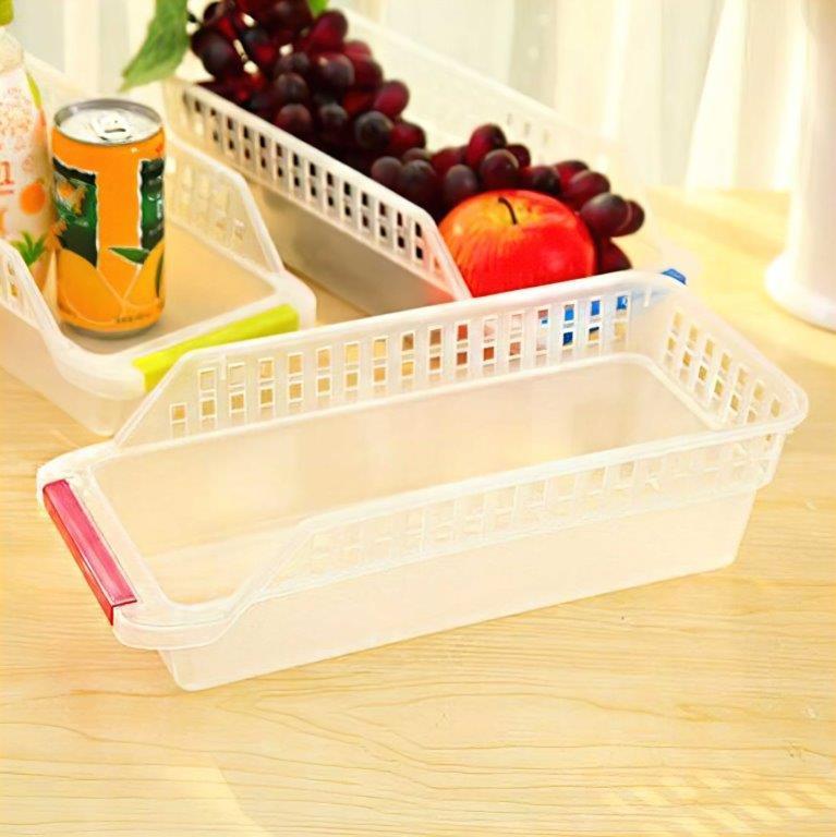 Kitchen Plastic Space Saver Organizer Basket Rack