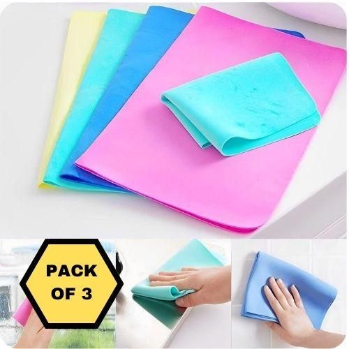 Water Absorbent Cloth for Multipurposer (Pack of 3)
