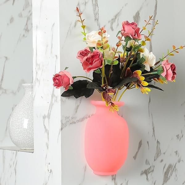 Wall Hanging Silicone Flower Pot Sticker
