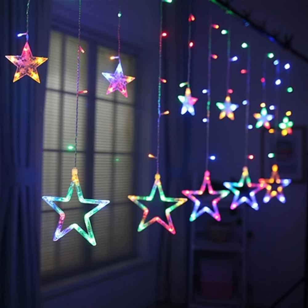 12 Star Led Curtain Lights