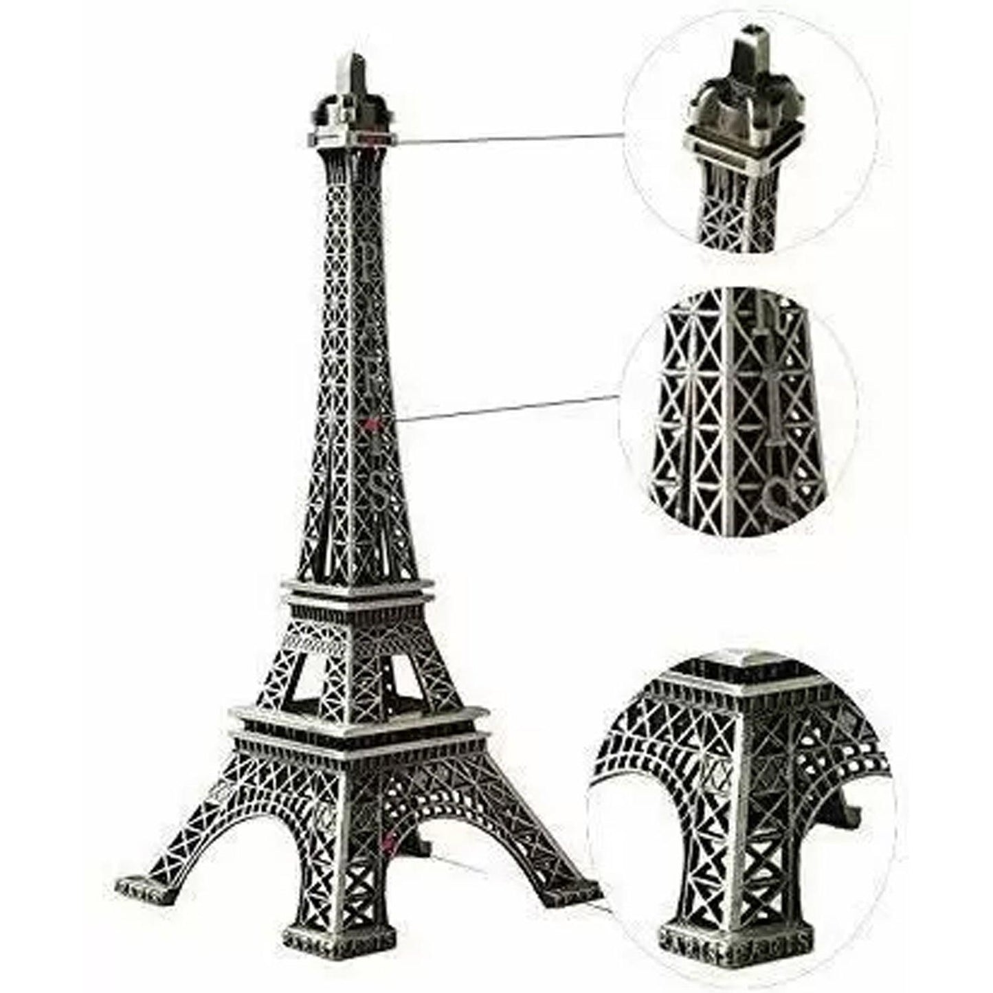 Antique Finish 3D Metal Paris Eiffel Tower