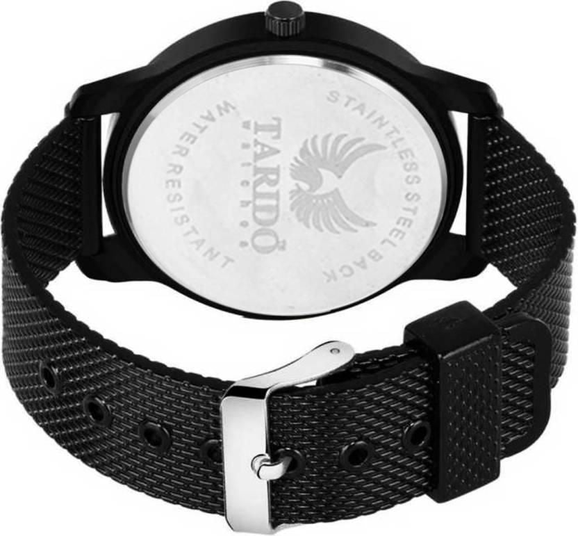 Analog Watch - For Men GREEN DIAL BLACK STRAP