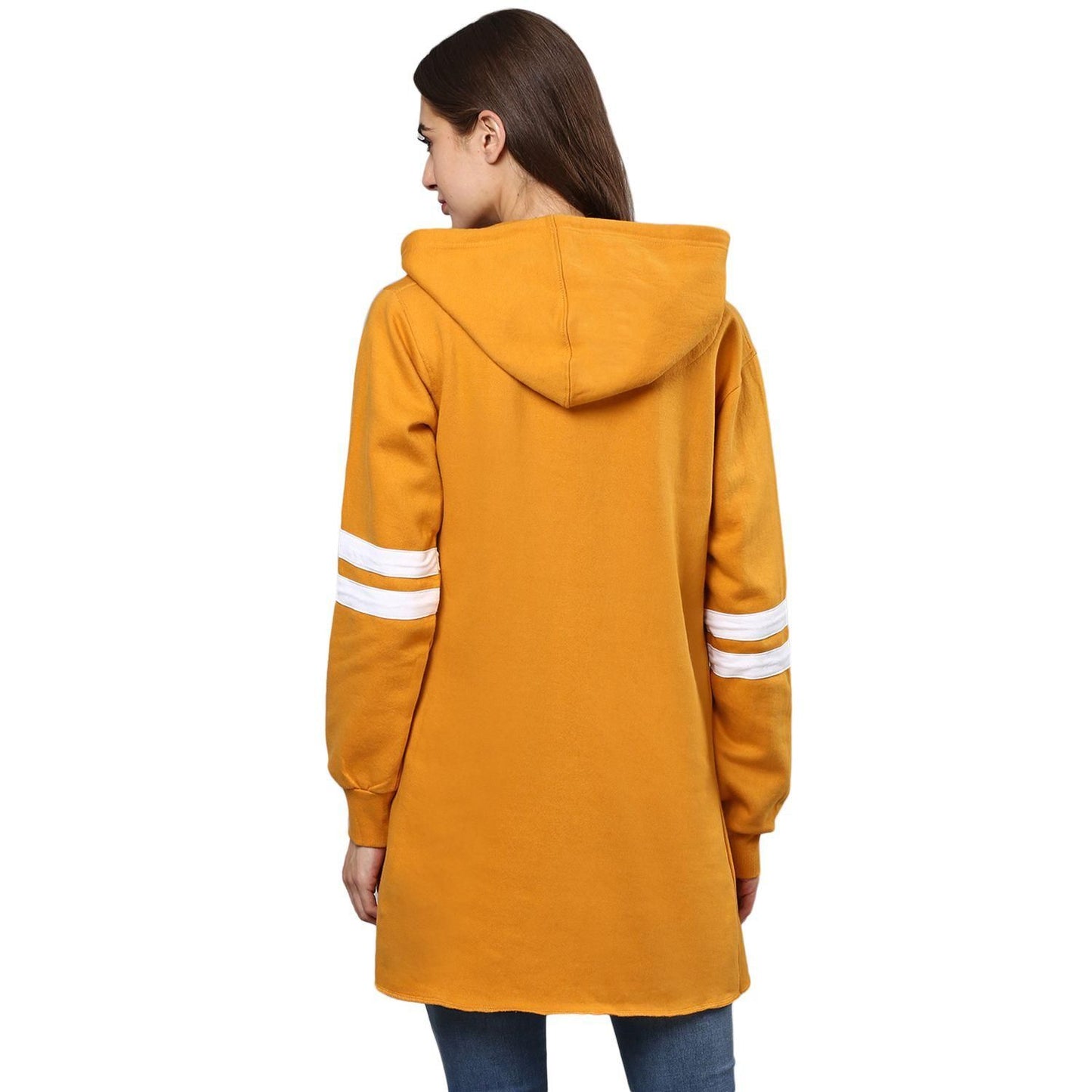 Campus Sutra Women's Solid Stylish A-Line Casual Winter Sweatshirts