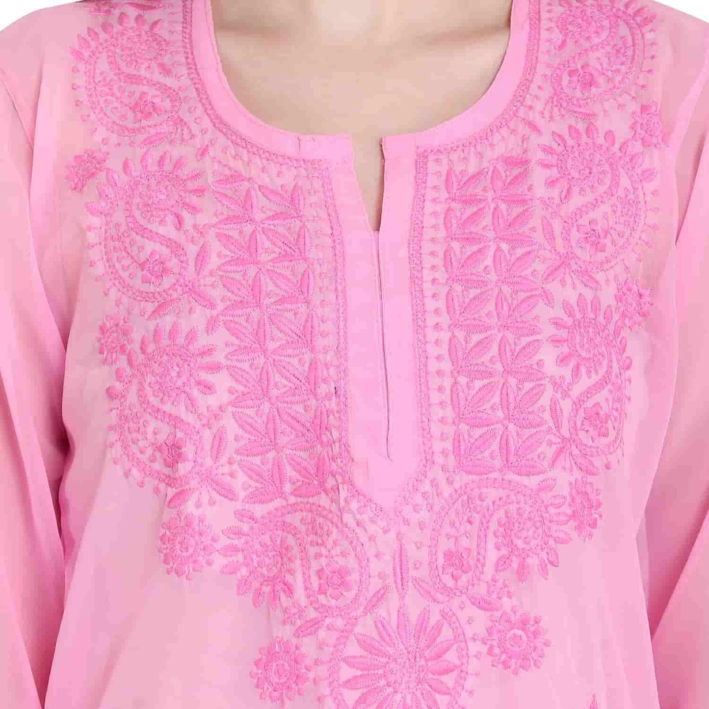 Lucknowi Chikankari Kurta with Inner