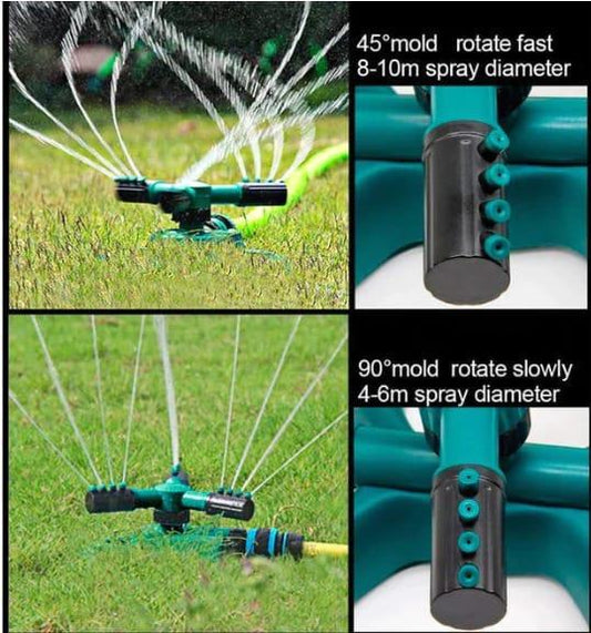 Garden Sprinkler, Adjustable 360 Degree Rotation Lawn Sprinkler