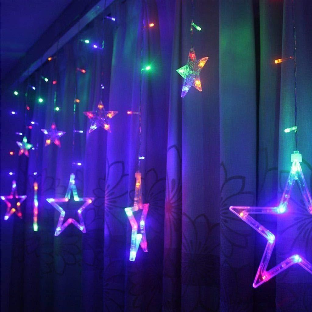 12 Star Led Curtain Lights