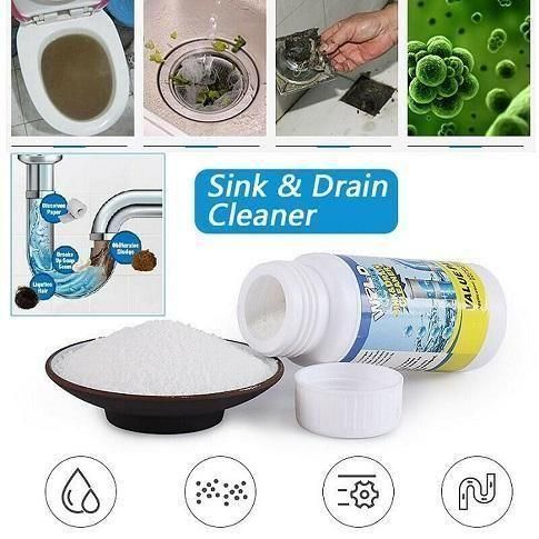 Powerful Drain Blockage Cleaner Sink