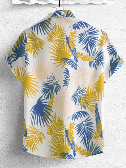 Rayon Printed Half Sleeves Regular Fit Men's Casual Shirt