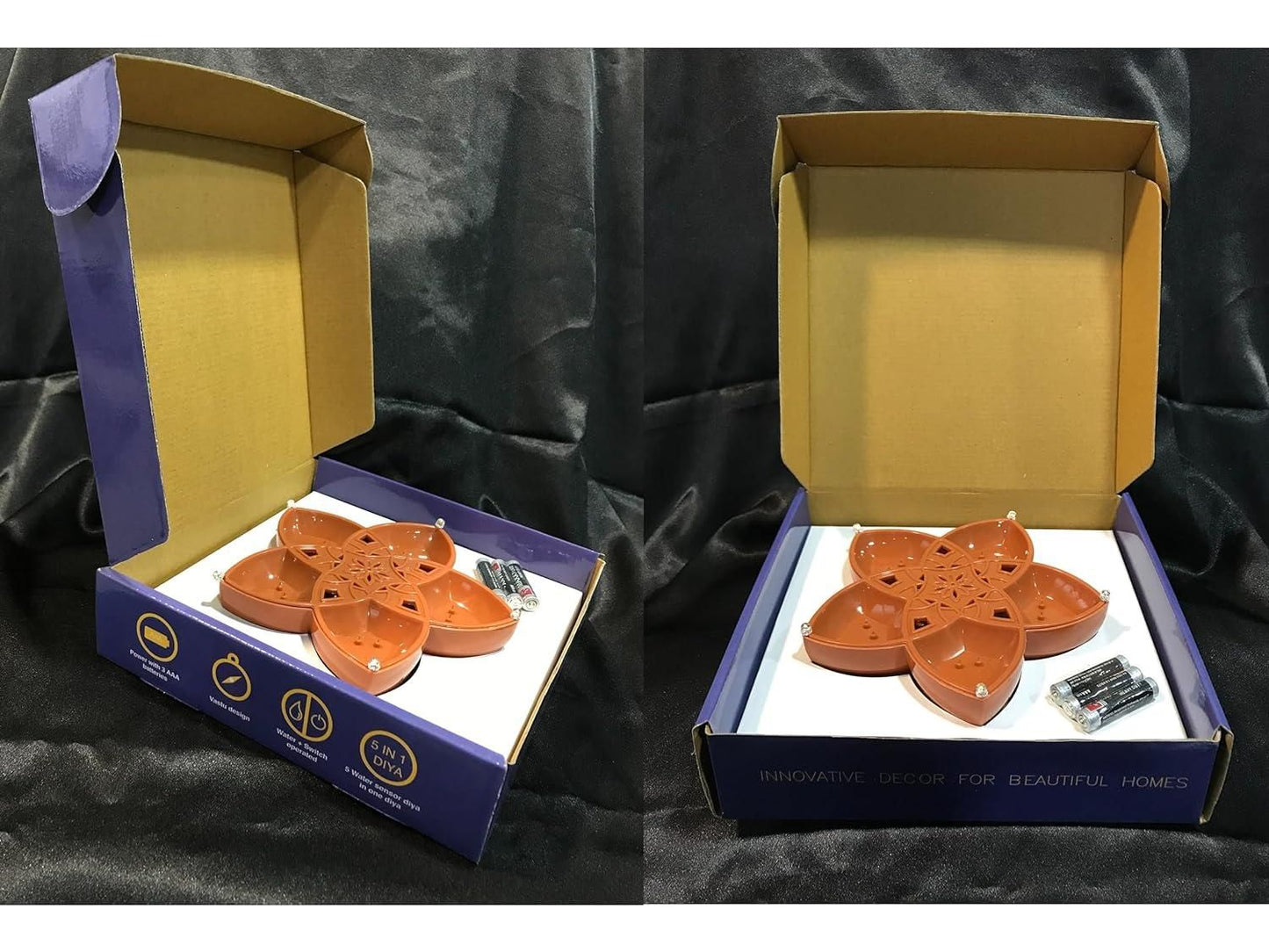 Panchmukhi LED Water Sensor Diya - 5 in 1