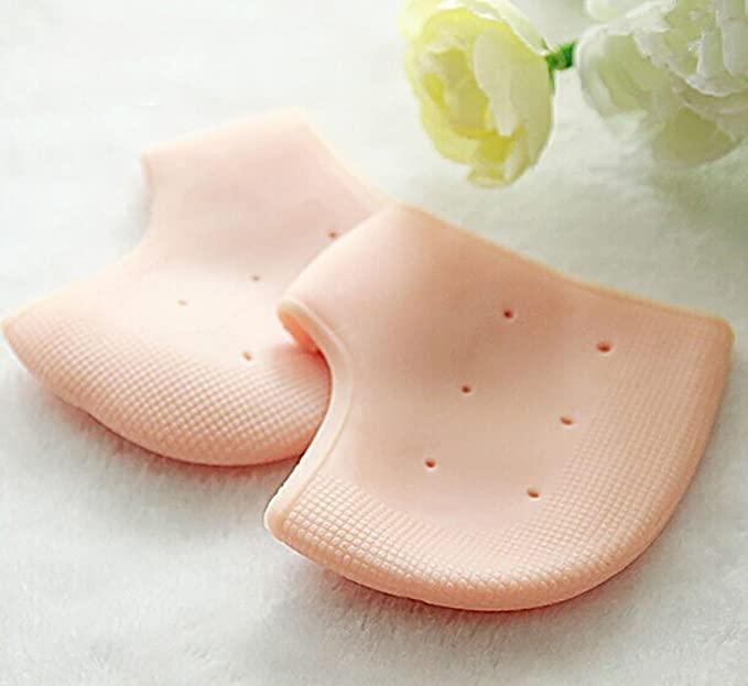 Silicone Gel Heel Pad Socks(1 Pair)