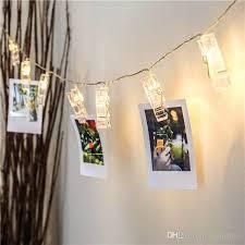 Photo Clip LED String Lights: 16 Lights for Hanging Photos at Birthday, Festival, Wedding, and Home Parties with Warm White Glow