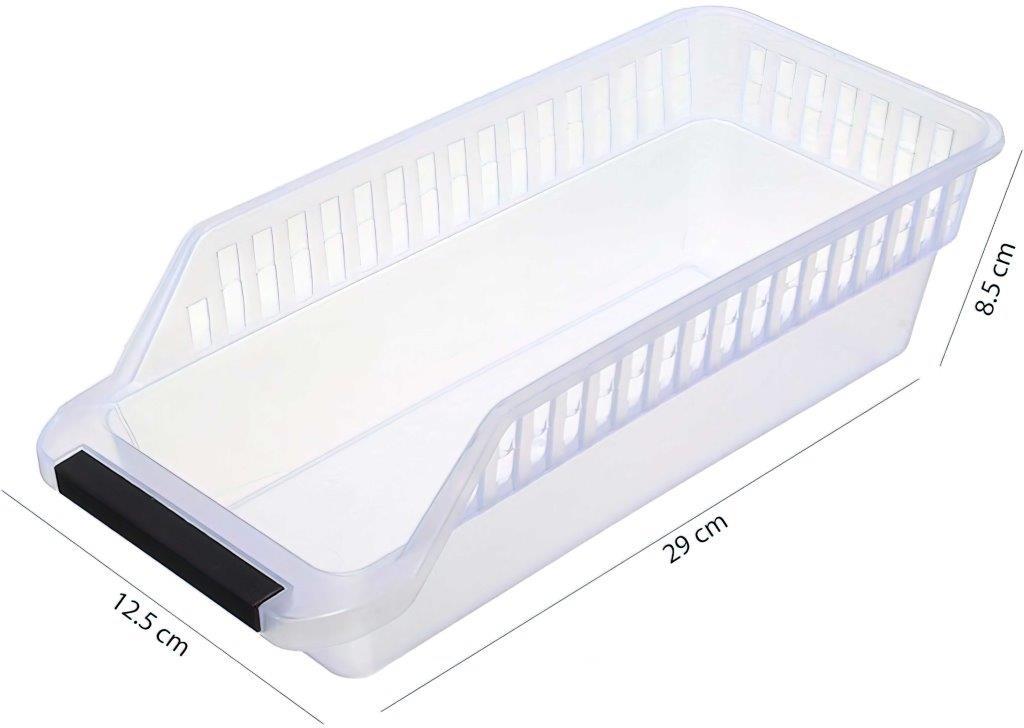 Kitchen Plastic Space Saver Organizer Basket Rack