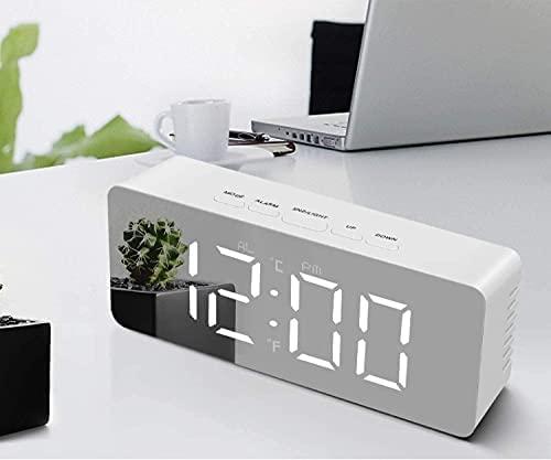 Digital Smart Back Light Table Mirror Alarm Clock