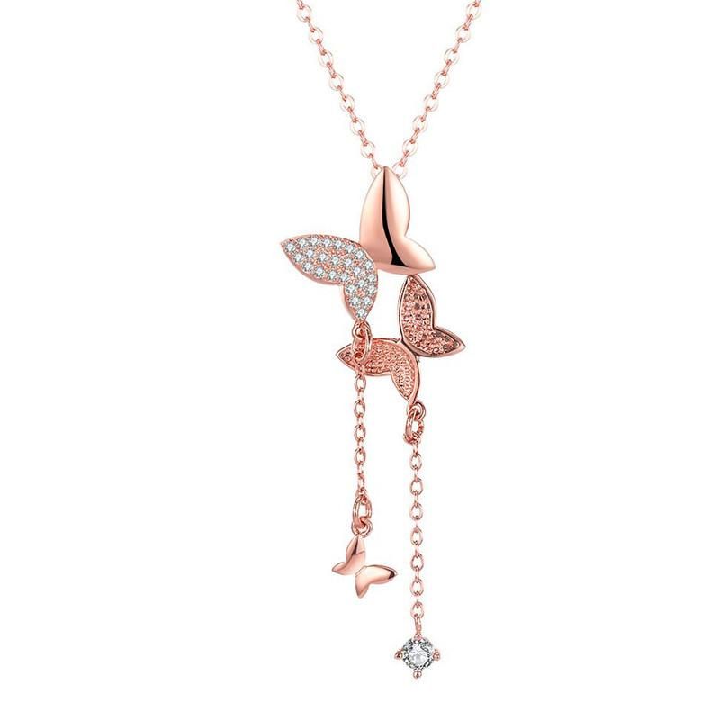 Unique Rose Gold Plated Neccklace