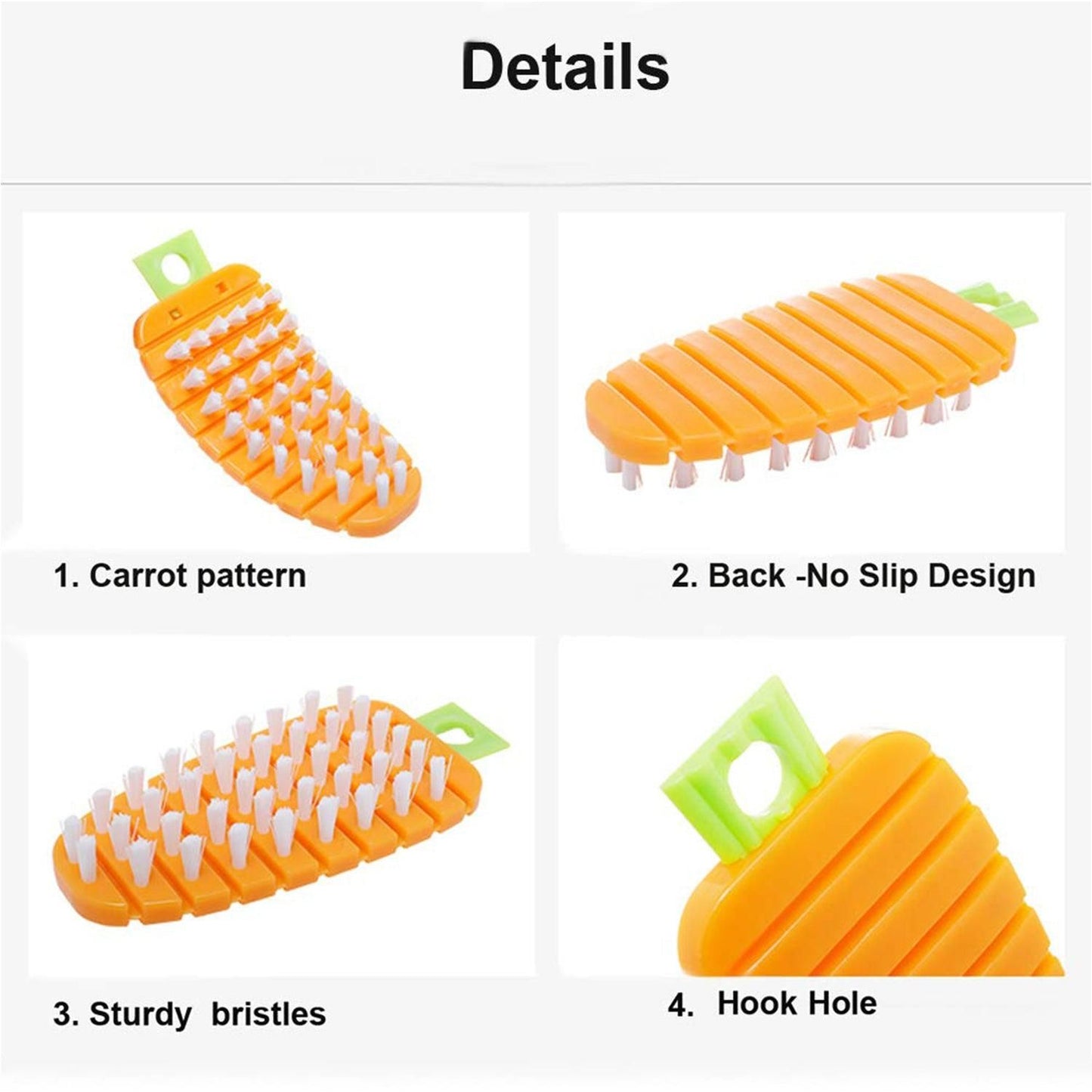 Vegetable Scrubbing Brush