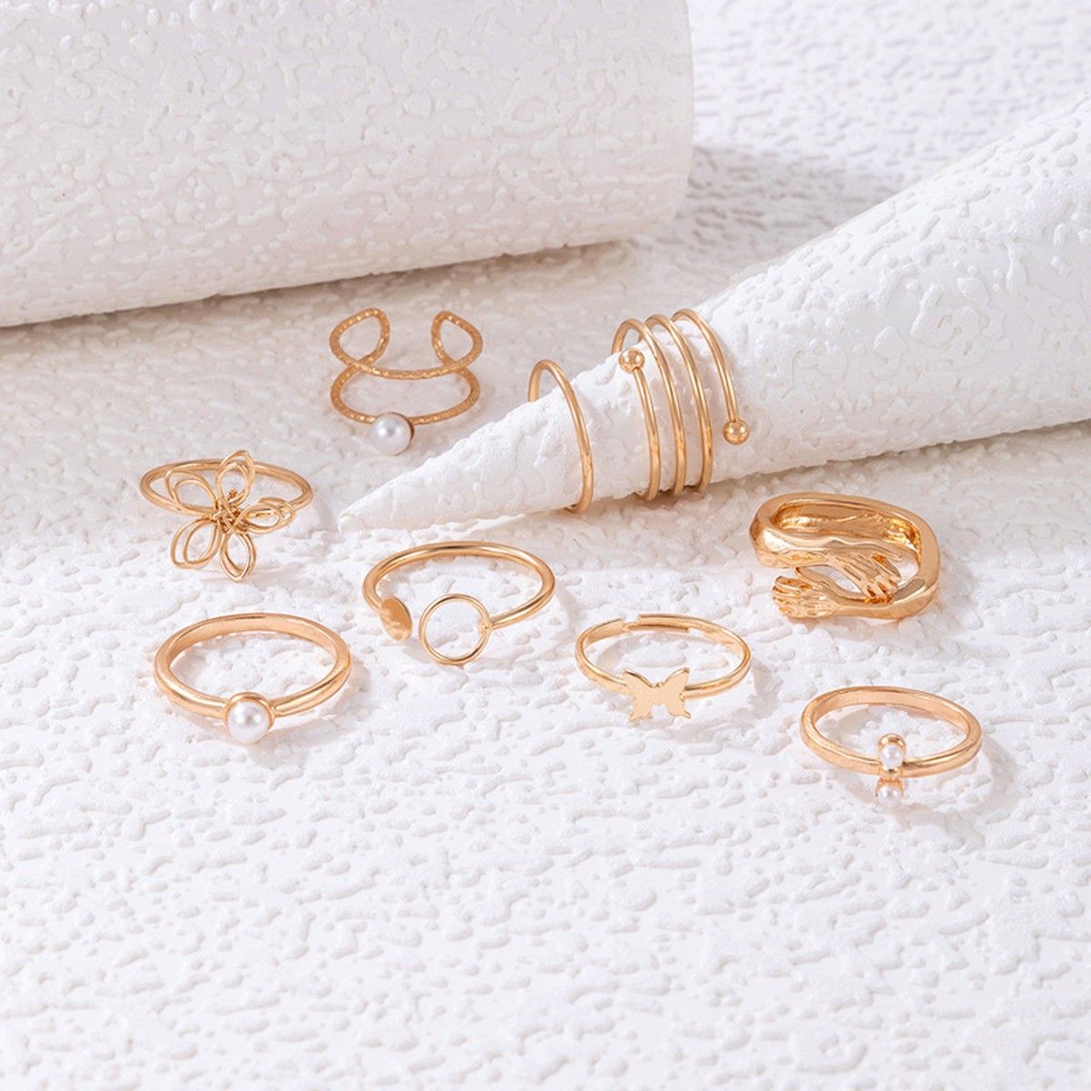 Combo Pack Of Rings (Pack Of 9)
