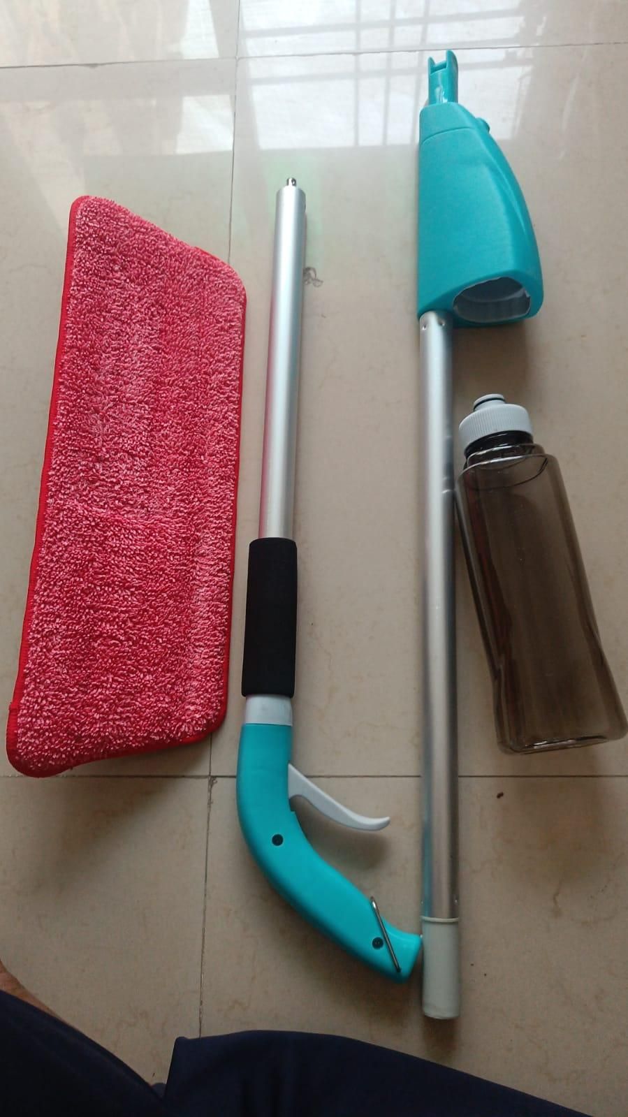 Aluminium Microfiber Floor Cleaning Spray Mop