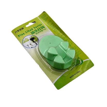 Plastic Adhesive Cable Plug Hook (2 pc Set)