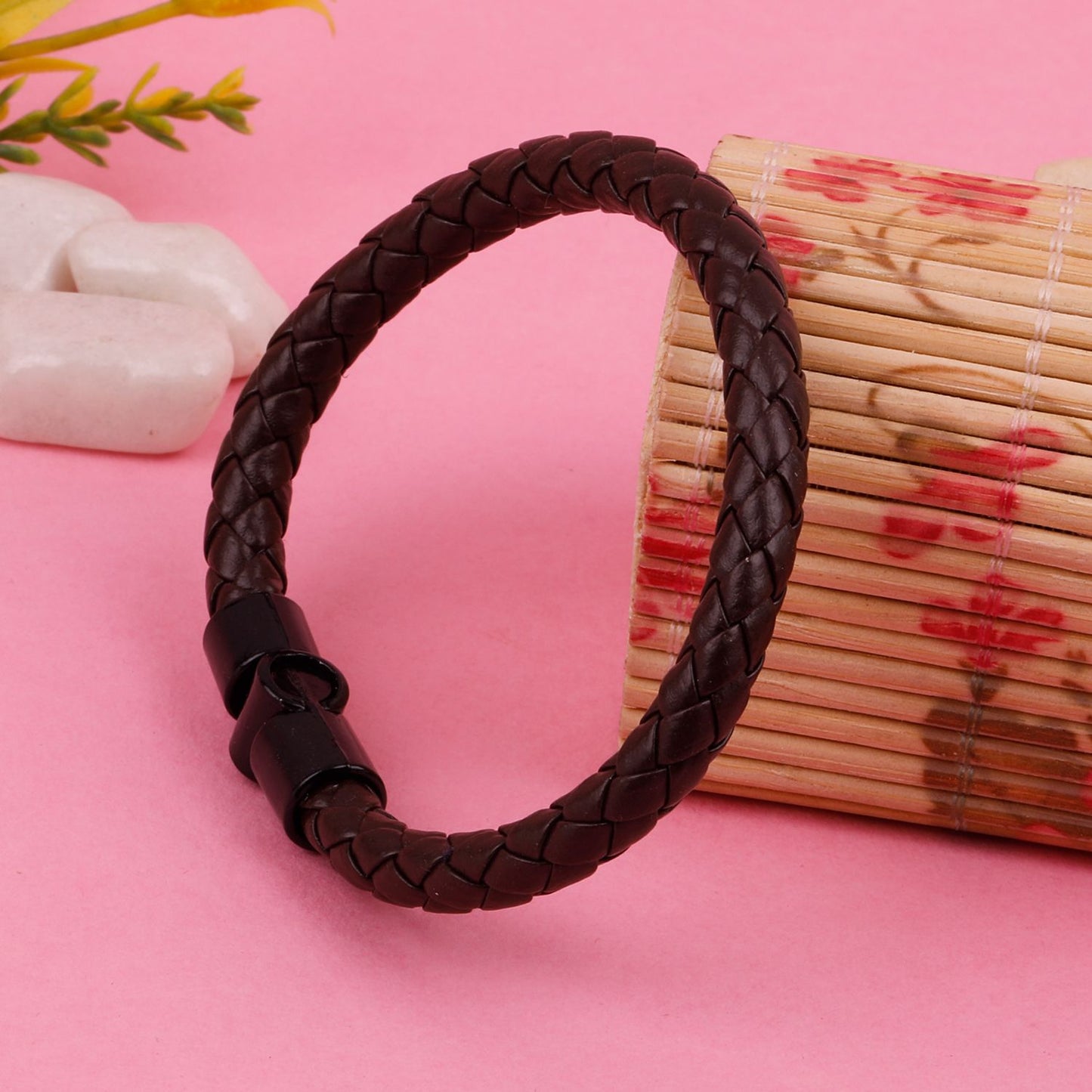 Brown Leather Bracelet for Men