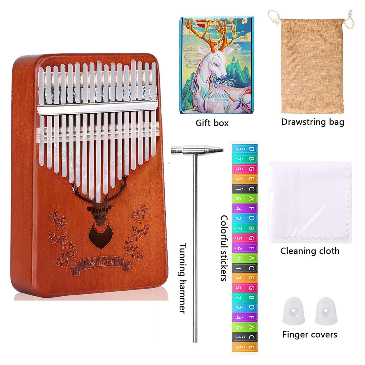 17-Key Kalimba Thumb Piano Musical Instrument