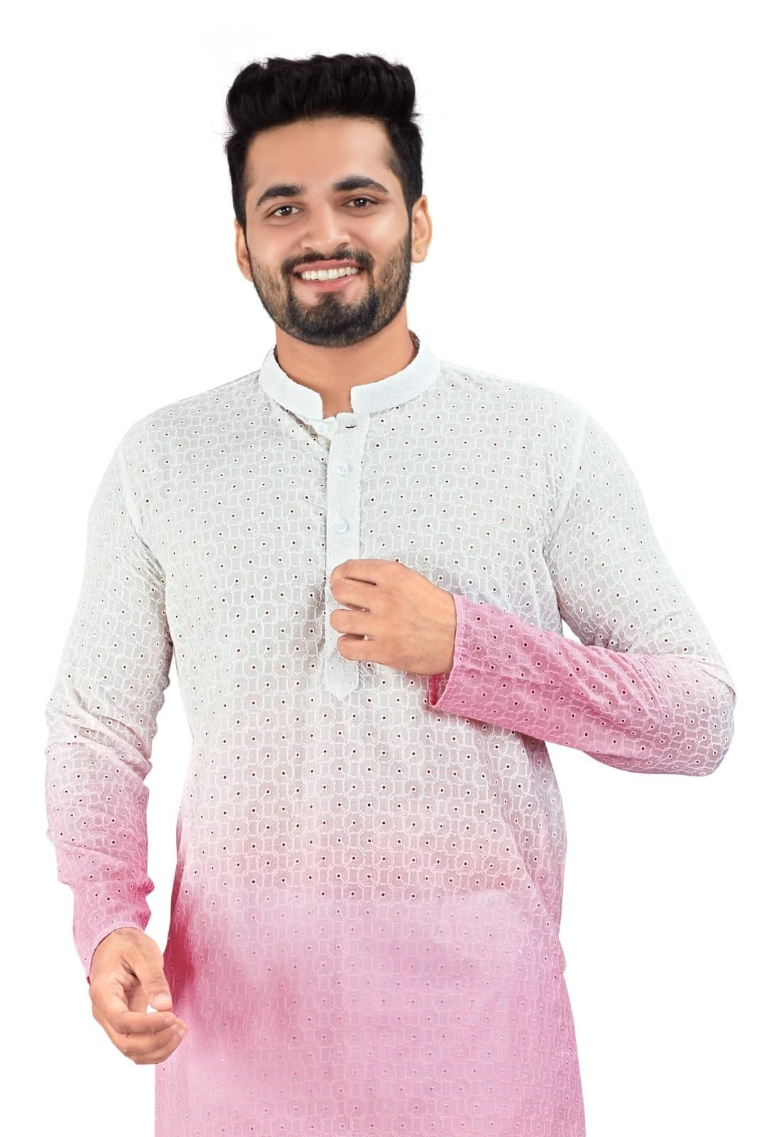 Men's Poly Cotton Straight Kurta