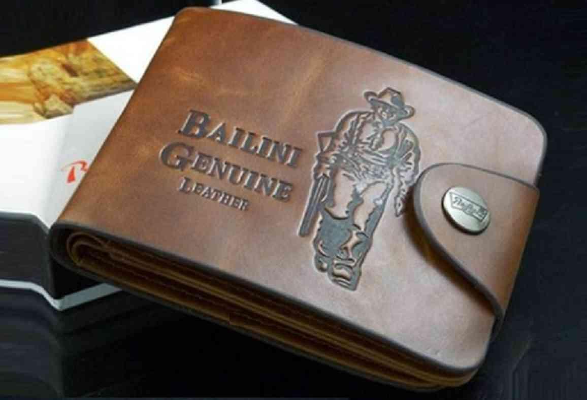 Men's Artificial Brown Leather Wallet