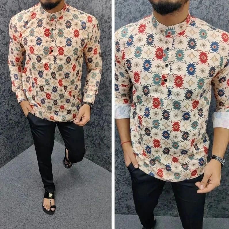 Men's Casual Short Kurtas