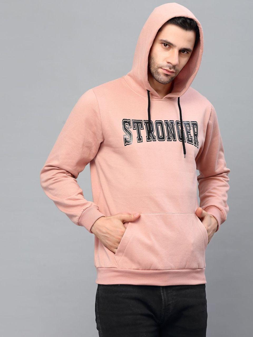 Fleece Printed Full Sleeves Regular Fit Sweatshirts