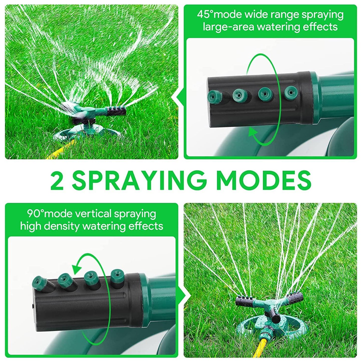 Garden Sprinkler, Adjustable 360 Degree Rotation Lawn Sprinkler