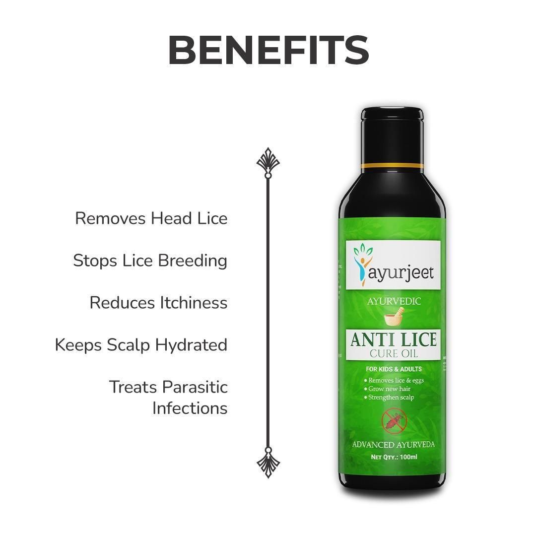 Ayurjeet Ayurvedic Anti Lice Cure Oil 100ml