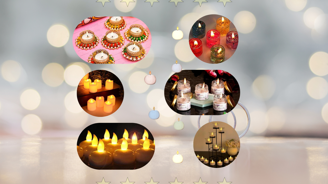 Illuminate Your Diwali with Our Enchanting Decorative Candles