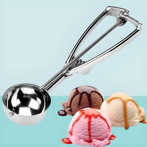 Ice Cream Serving Spoon Scooper with Trigger Release