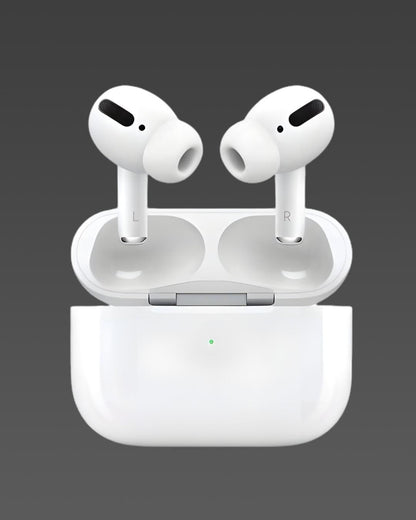 XANK AirPods Pro with Wireless Charging Case and Sensor-Enabled Bluetooth Headset (White, True Wireless)