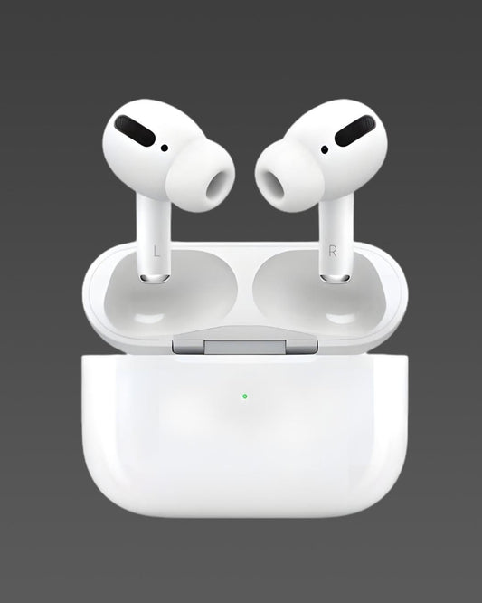 XANK AirPods Pro with Wireless Charging Case and Sensor-Enabled Bluetooth Headset (White, True Wireless)