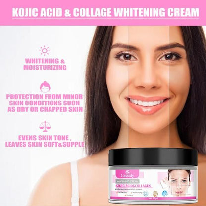 CASSIDY Kojic Acid & Collagen Whitening Cream - 60gm