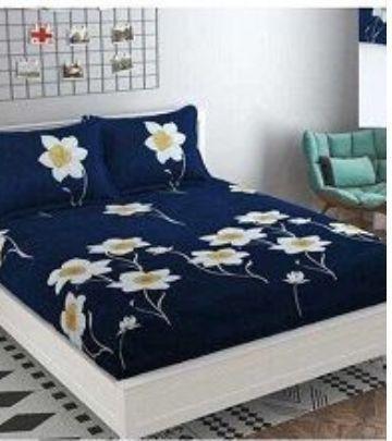 Double Bedsheet Set (With 2 Pillow Cases)