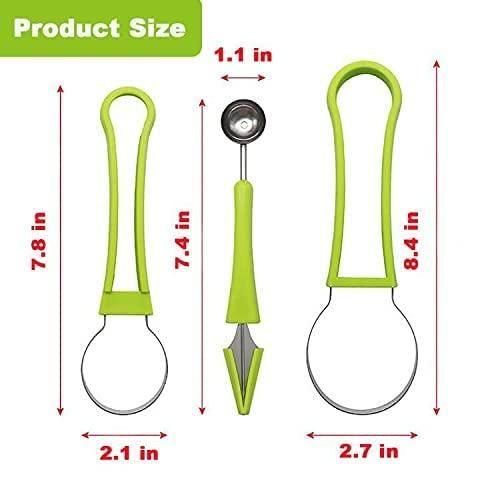 Professional 4-in-1 Stainless Steel Watermelon Cutter