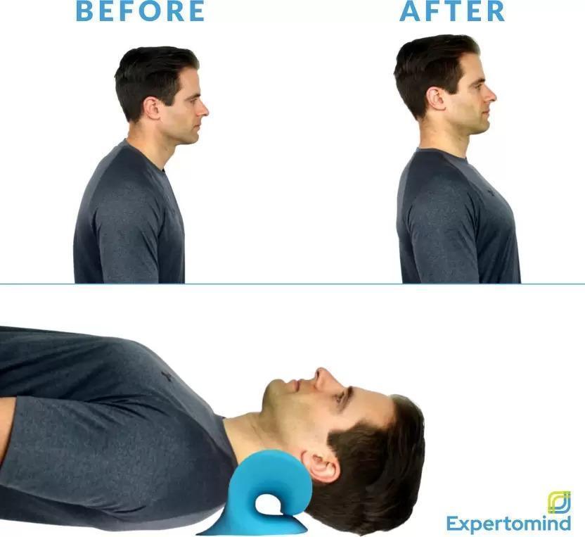 Expertomind Blue Neck Relaxer - Pain Relief & Support Pillow