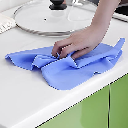 Reusable Kitchen Cloths for Cleaning, Multipurpose Water Absorbent Cloth for Table, Window Glasses, Car