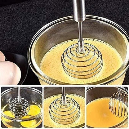 Steel Wire Egg Whisk - Hand Egg Mixer