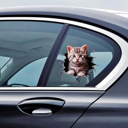 Durable Cat Pattern Car Sticker