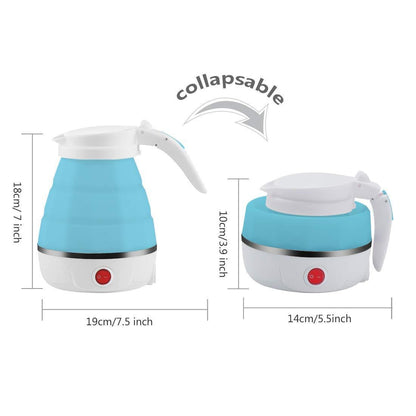 Electric Kettle - Silicone Foldable Electric Water Kettle (600 ml)