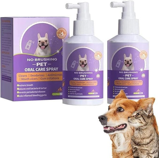 No Brushing Pet Oral Care Spray 50ml (Pack of 1)