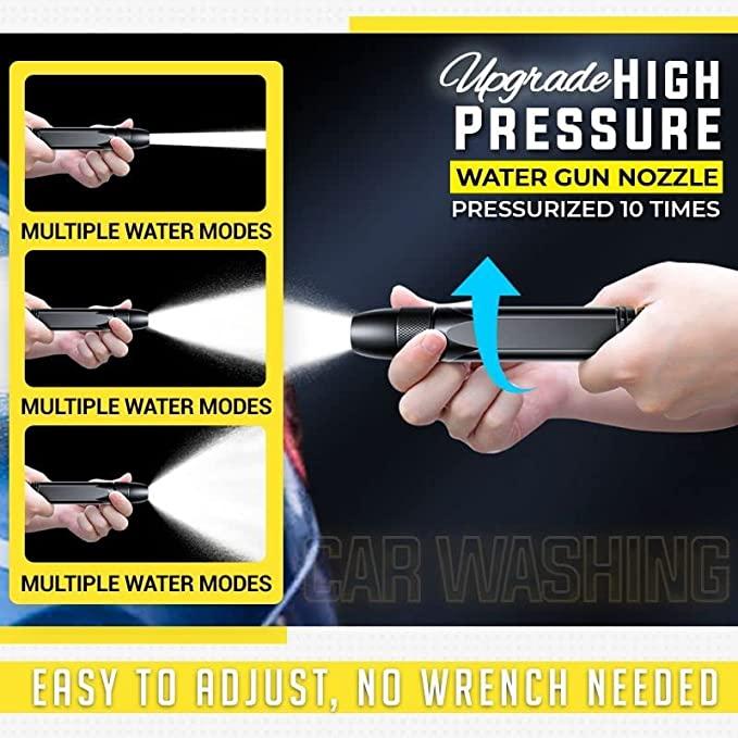 Portable High Pressure Water Nozzle (Black)