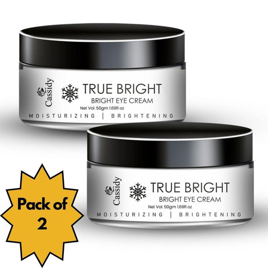 CASSIDY True Bright Eye Cream 50gm (Pack of 2)