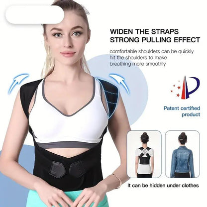 Adjustable Back Posture Corrector - Slouching Relieve Pain Belt Women & Men