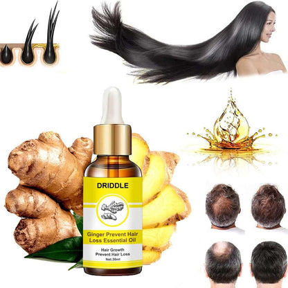 Ginger Prevent Hair Loss Essential Oil  (Pack of 1)