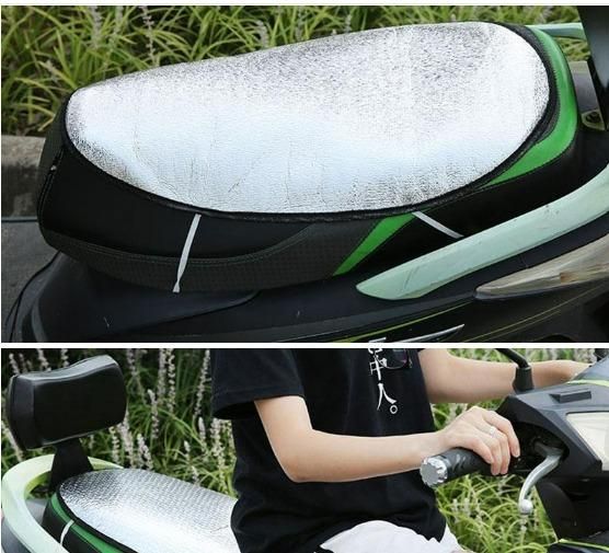 Sun Shade Bike Seat Cover Aluminum Foil for Two-wheelers